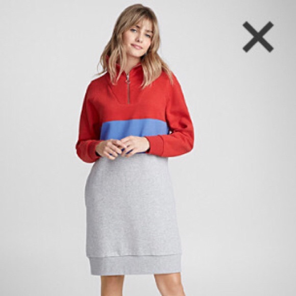 NWOT Simons Mid-Length Sweatshirt Dress, Small - Picture 1 of 7